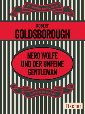 cover image of Nero Wolfe und der unfeine Gentleman